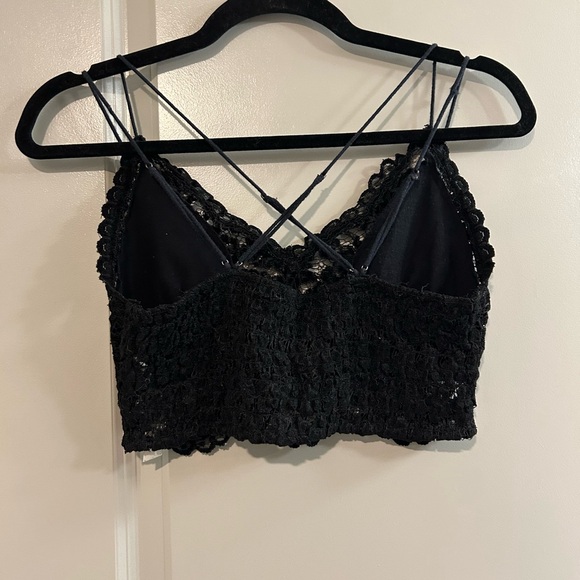 Free People Black Lace Bralette - Picture 2 of 4